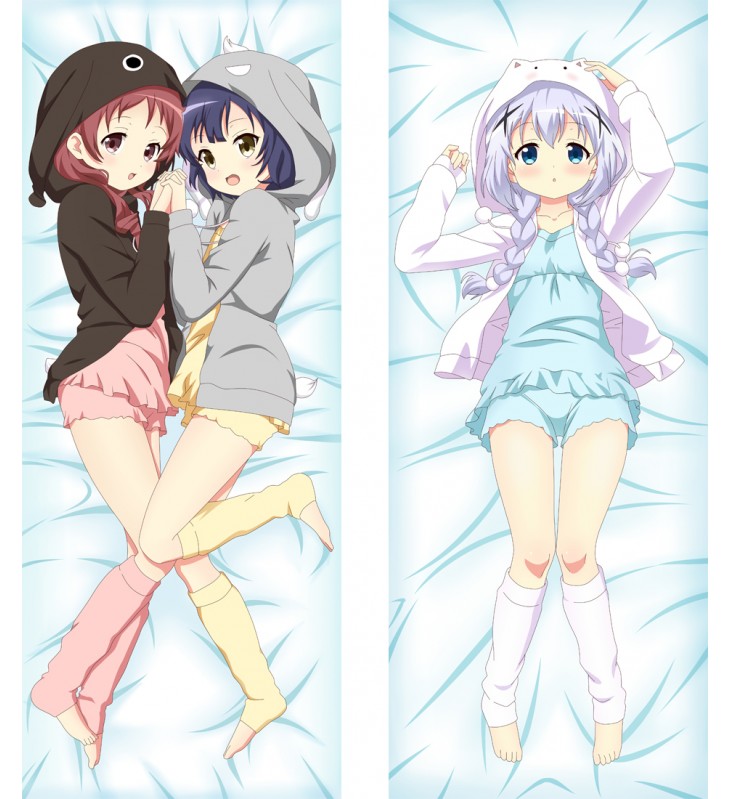 Is the Order a Rabbit Anime Dakimakura Japanese Hugging Body Pillow Cover