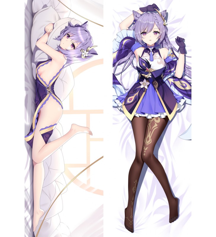 Genshin Impact Keqing Anime Dakimakura japanese pillowcase