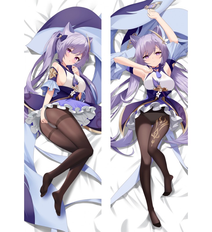 Genshin Impact Keqing Anime Dakimakura japanese pillowcase