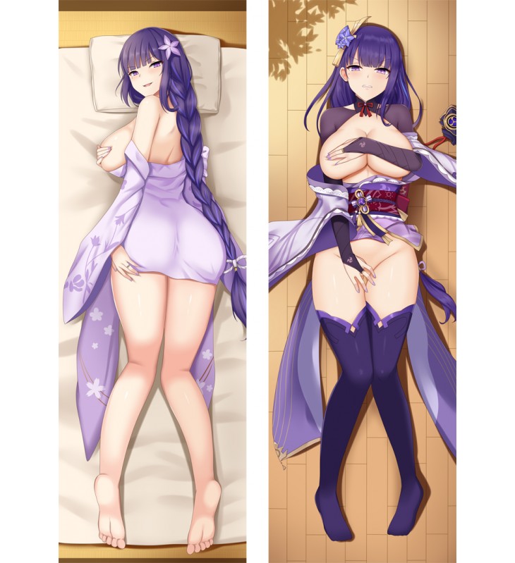 Raiden Shogun Baal Genshin Impact Anime Dakimakura japanese pillowcase