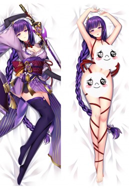 Genshin Impact Raiden Shogun Baal Anime Dakimakura japanese pillowcase