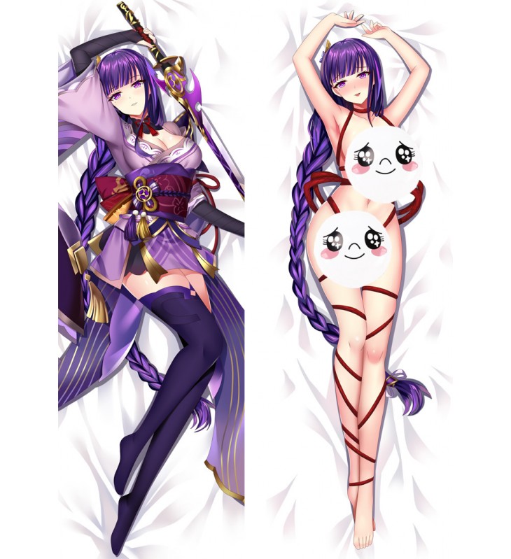 Genshin Impact Raiden Shogun Baal Anime Dakimakura japanese pillowcase