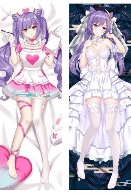 Genshin Impact Keqing Anime Dakimakura japanese pillowcase