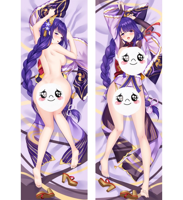 Genshin Impact Raiden Shogun Baal Anime Dakimakura japanese pillowcase