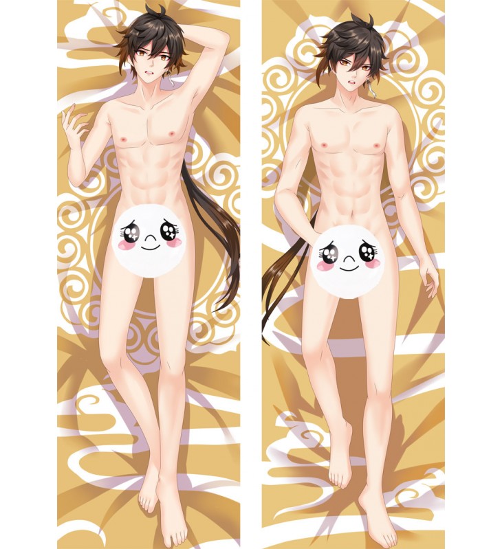 Genshin Impact Zhongli Anime Dakimakura japanese pillowcase