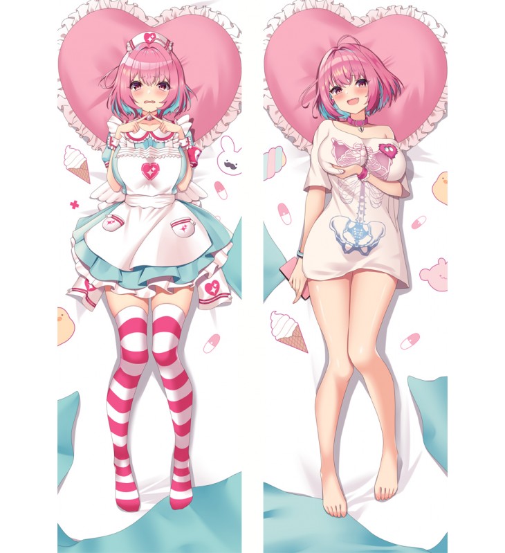 Virtual Youtuber Yumemi Riamu Anime Dakimakura japanese pillowcase