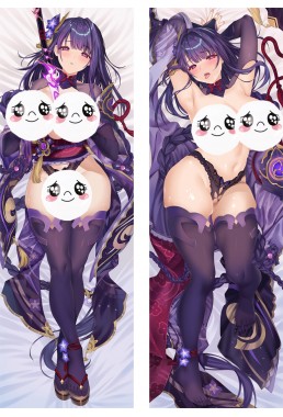 Genshin Impact Raiden Shogun Baal Anime Dakimakura japanese pillowcase