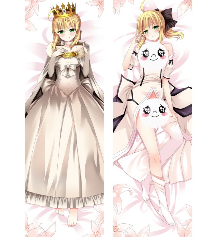 FateGrandOrder Altria Pendragon Saber Anime Dakimakura japanese pillowcase