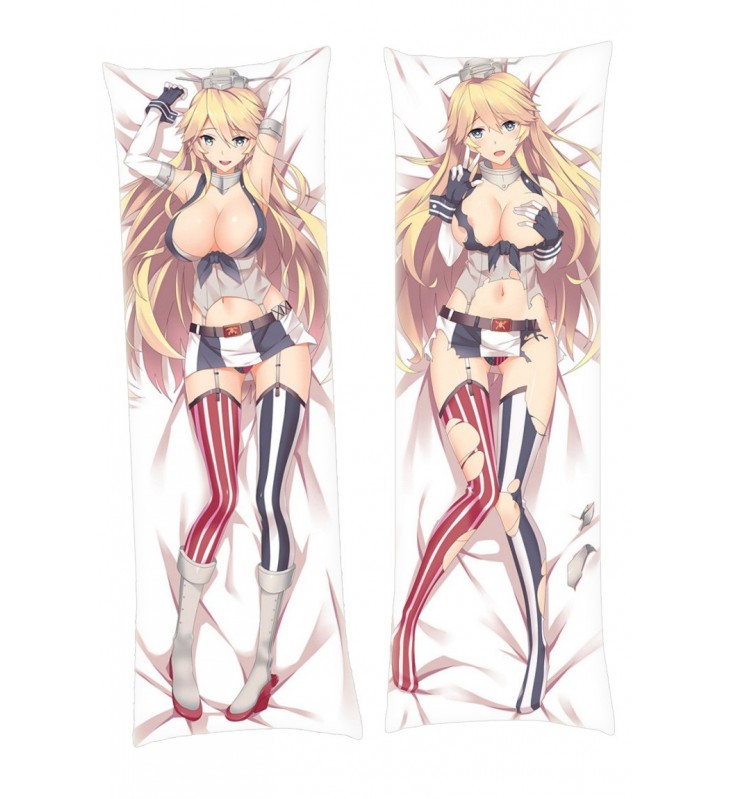 Kantai Collection Iowa-class battleship Anime Dakimakura Pillowcover Japanese Love Body Pillowcase