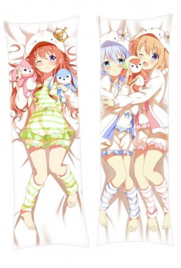 Hoto Cocoa Chino Is the Order a Rabbit Anime Dakimakura Pillowcover Japanese Love Body Pillowcase pillowcase