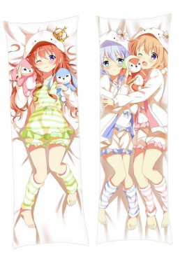 Hoto Cocoa Chino Is the Order a Rabbit Anime Dakimakura Pillowcover Japanese Love Body Pillowcase pillowcase
