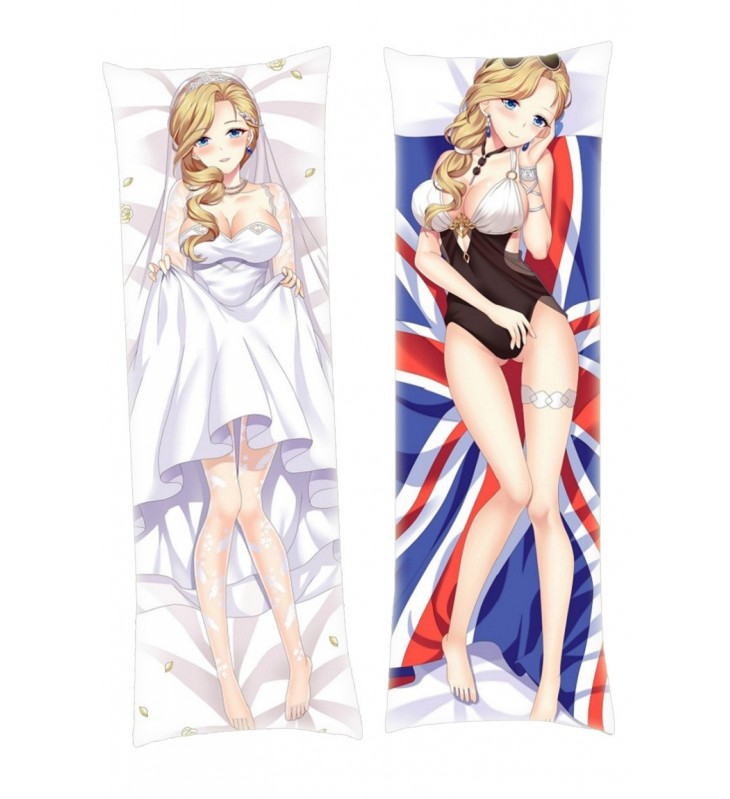 Hood Azur Lane Anime Dakimakura Pillowcover Japanese Love Body Pillowcase