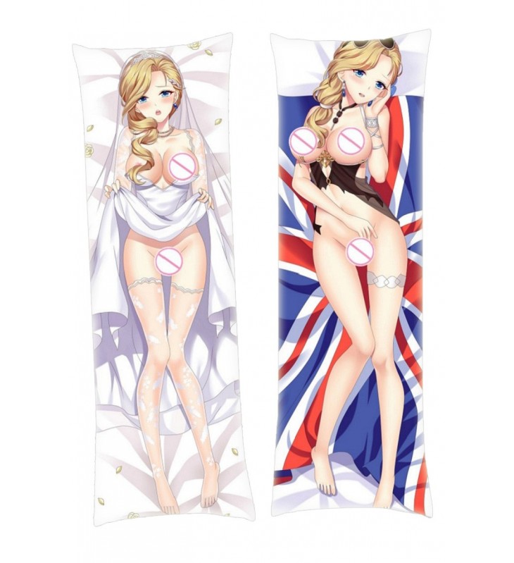 Hood Azur Lane Anime Dakimakura Pillowcover Japanese Love Body Pillowcase