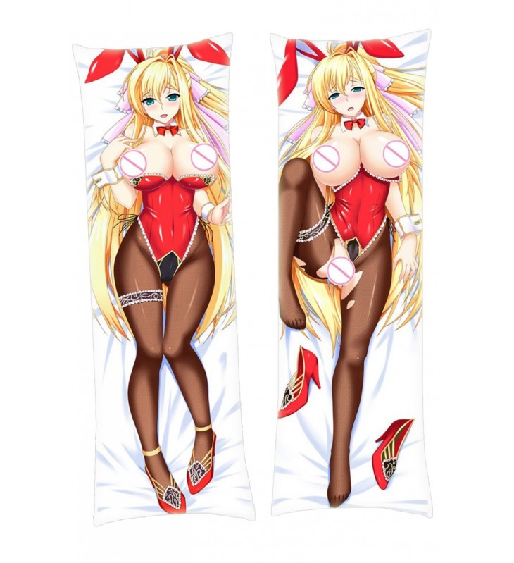 Blonde licking girl Anime Dakimakura Japanese Hugging Body Pillow Cover