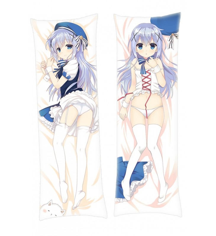 Chino Kafu Is the Order a Rabbit Anime Dakimakura Japanese Hugging Body Pillow Cover