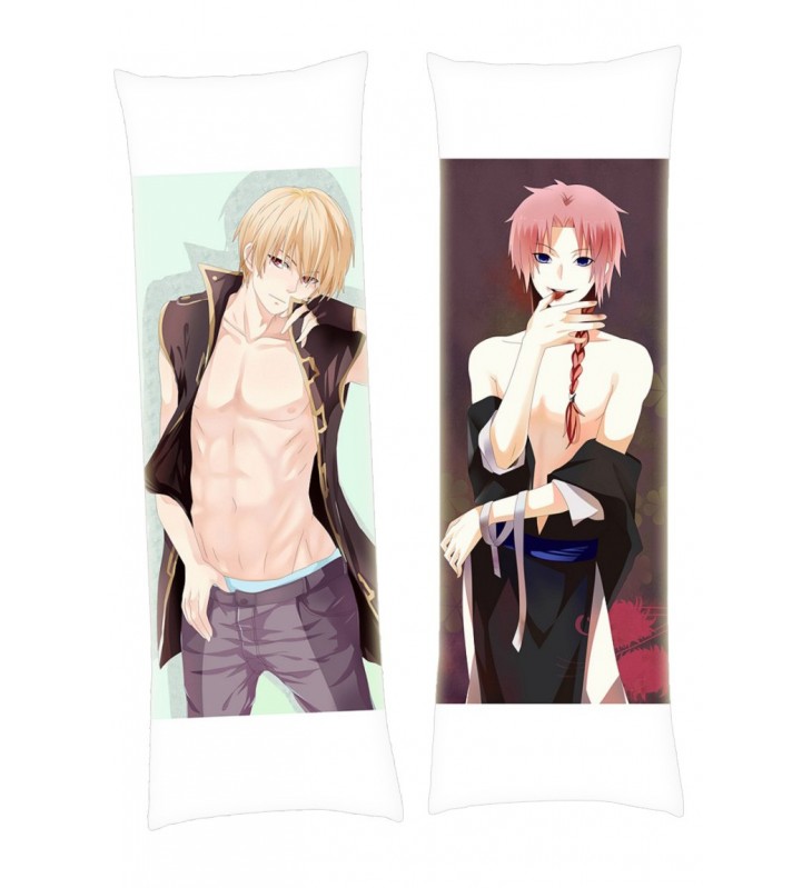 Okita Sougo and Kamui GIntama Anime Dakimakura Japanese Hugging Body Pillow Cover