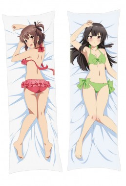 Kanami Eto and Hiyori Jujo Katana Maidens Toji No Miko Anime Dakimakura Japanese Hugging Body Pillow Cover