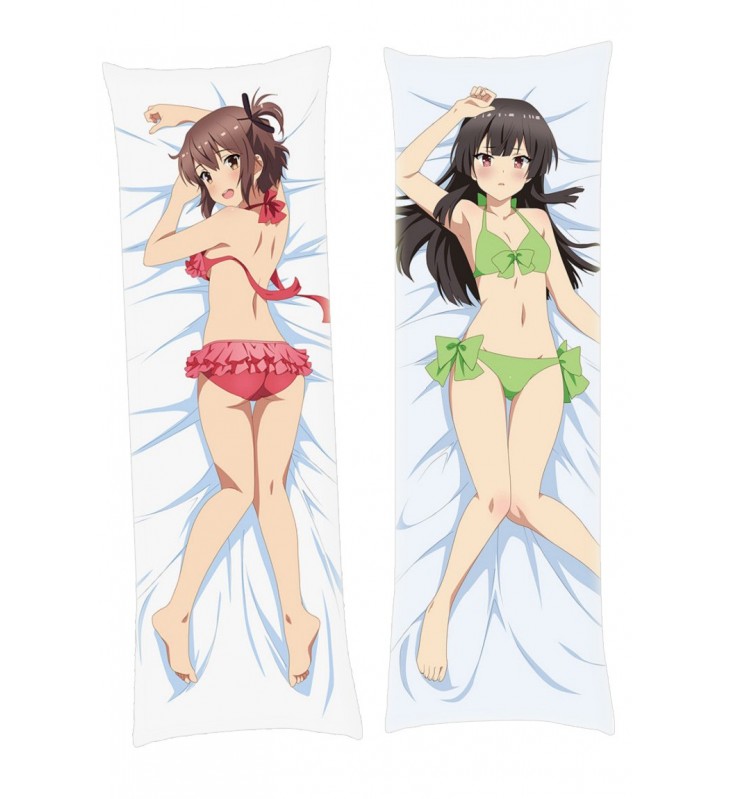 Kanami Eto and Hiyori Jujo Katana Maidens Toji No Miko Anime Dakimakura Japanese Hugging Body Pillow Cover