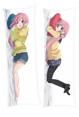 Laid-Back Camp Kagamihara Nadeshiko Japanese character body dakimakura pillow cover