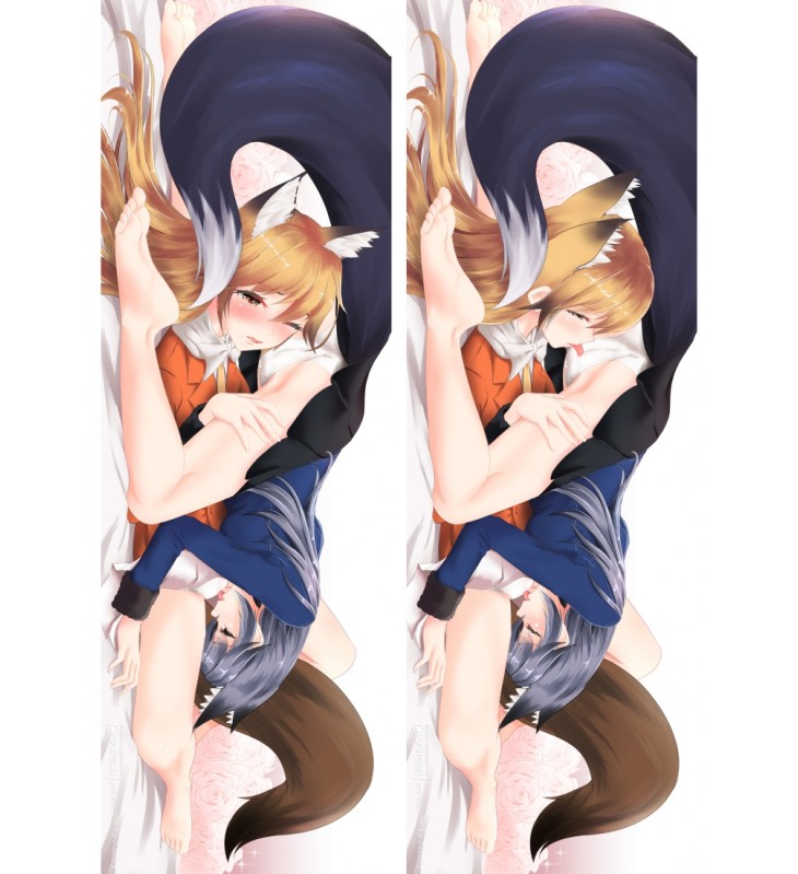 Kemono Friends Kita fox Japanese character body dakimakura pillow cover