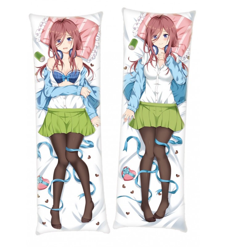 Miku Nakano - The Quintessential Quintuplets Japanese character body dakimakura pillow cover