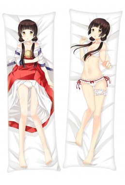 Kuma Miko Girl Meets Bear Machi Amayadori Japanese character body dakimakura pillow cover