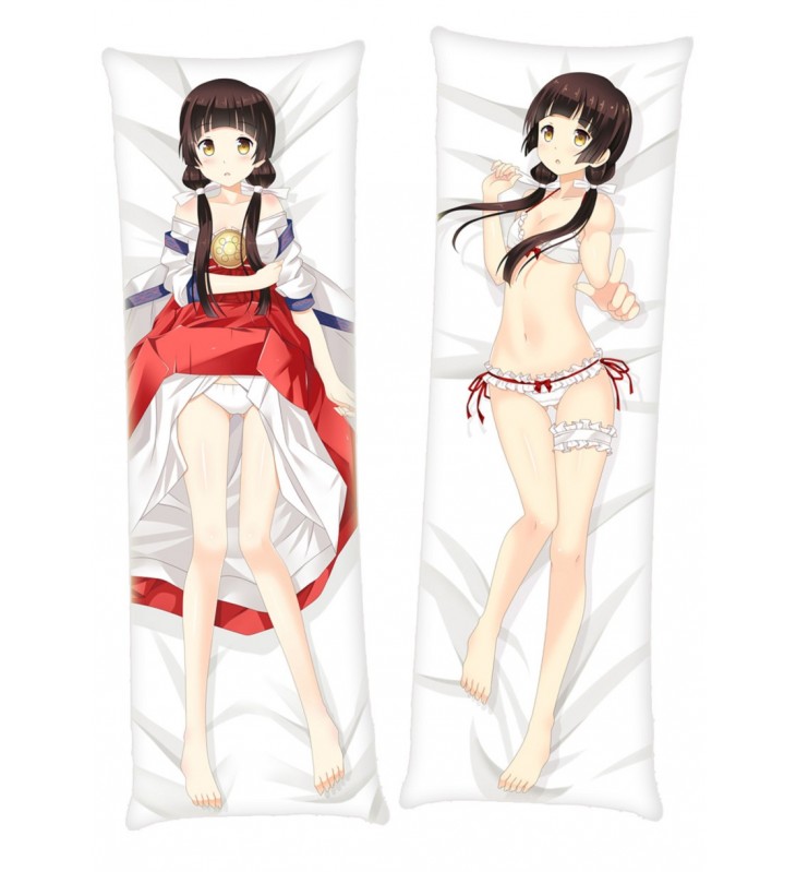 Kuma Miko Girl Meets Bear Machi Amayadori Japanese character body dakimakura pillow cover