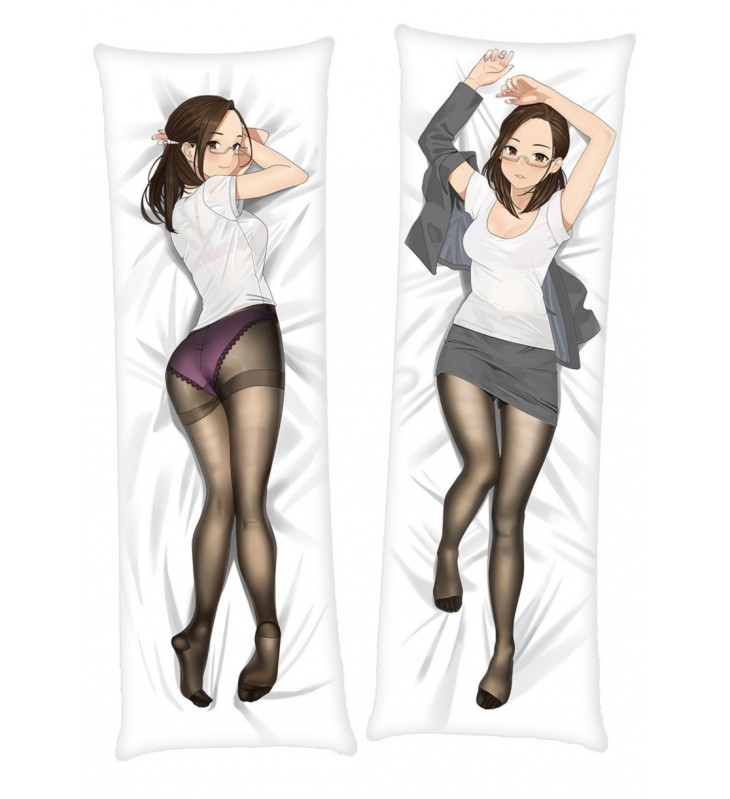 See tights woman Japanese character body dakimakura pillow cover