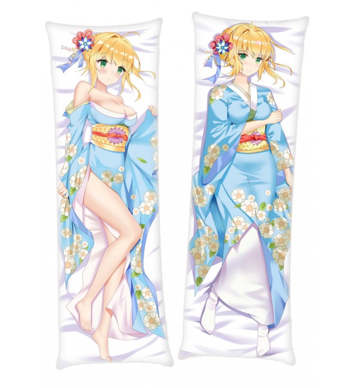 Fate Grand Order FGO Arutoria Pendoragon Archer saber Japanese character body dakimakura pillow cover