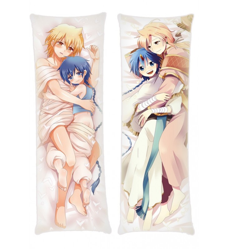 Alladin and Alibaba Saluja Magi The Labyrinth of Magic Male Anime Dakimakura Japanese Hugging Body PillowCases