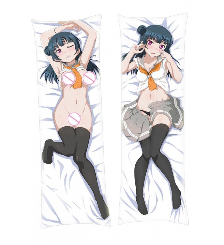 AnchoR Clockwork Planet and Yoshiko Tsushima Love Live! Sunshine!! Dakimakura Japanese Hugging Body Pillowcase Anime