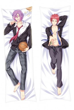 Atsushi Murasakibara and Seijuro Akashi Kuroko no Basket Male Dakimakura Japanese Hugging Body Pillowcase Anime