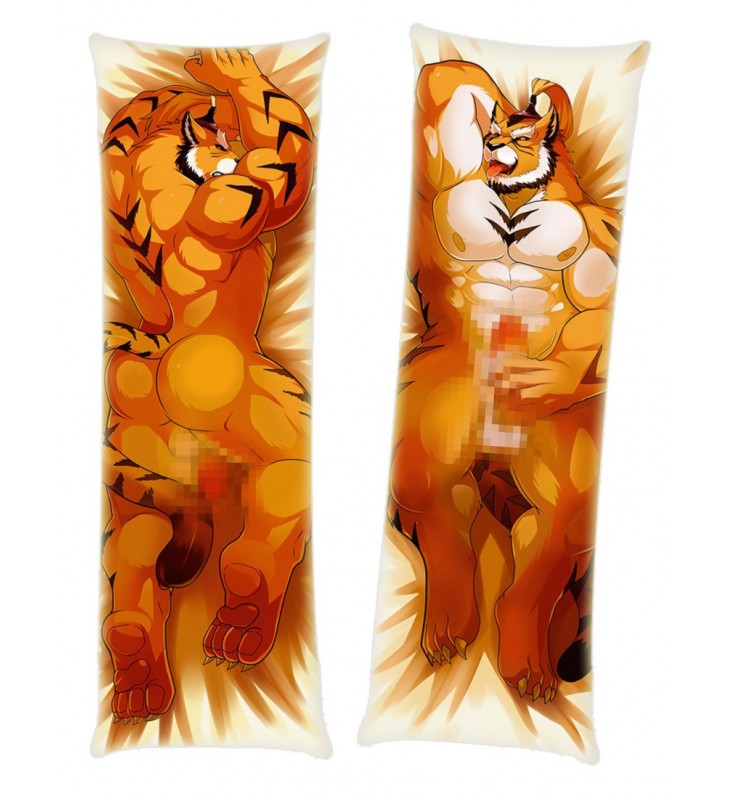 Big Tiger Male Anime body dakimakura japenese love pillow cover