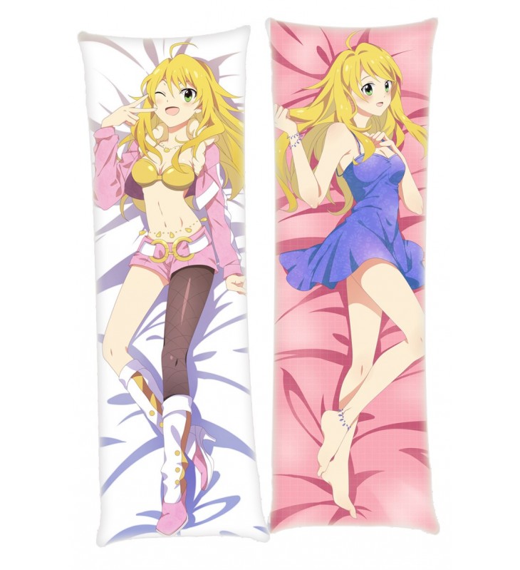 Blue Dress Full body waifu japanese anime pillowcases