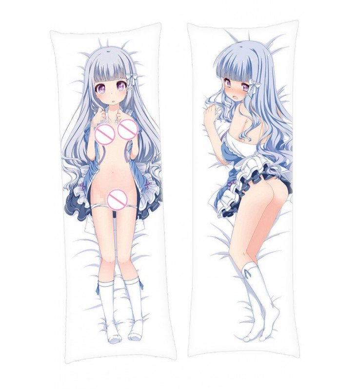 Blue Haired Cute Girl Dakimakura Japanese Hugging Body Pillowcase Anime