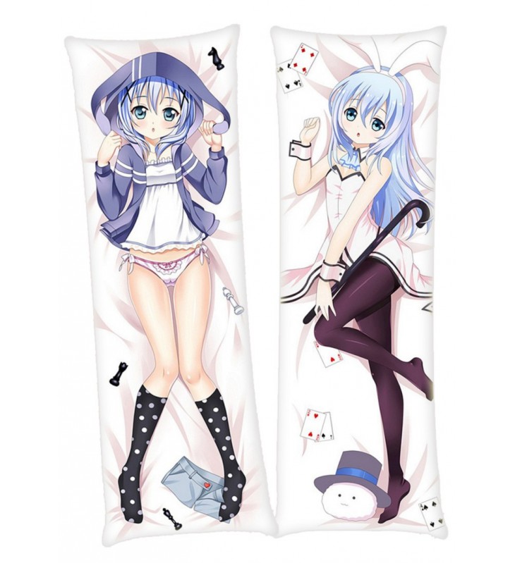 Chino Kafu Is the Order a Rabbit Anime Dakimakura Japanese Hugging Body PillowCases