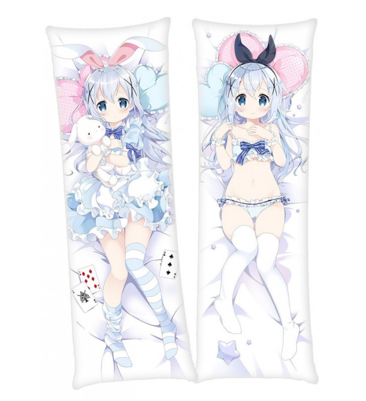 Chino Kafu Is the Order a Rabbit Anime Dakimakura Japanese Hugging Body PillowCases