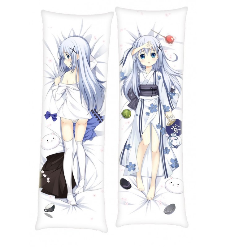 Chino Kafuu Is the Order Rabbit Anime Dakimakura Japanese Hugging Body PillowCases