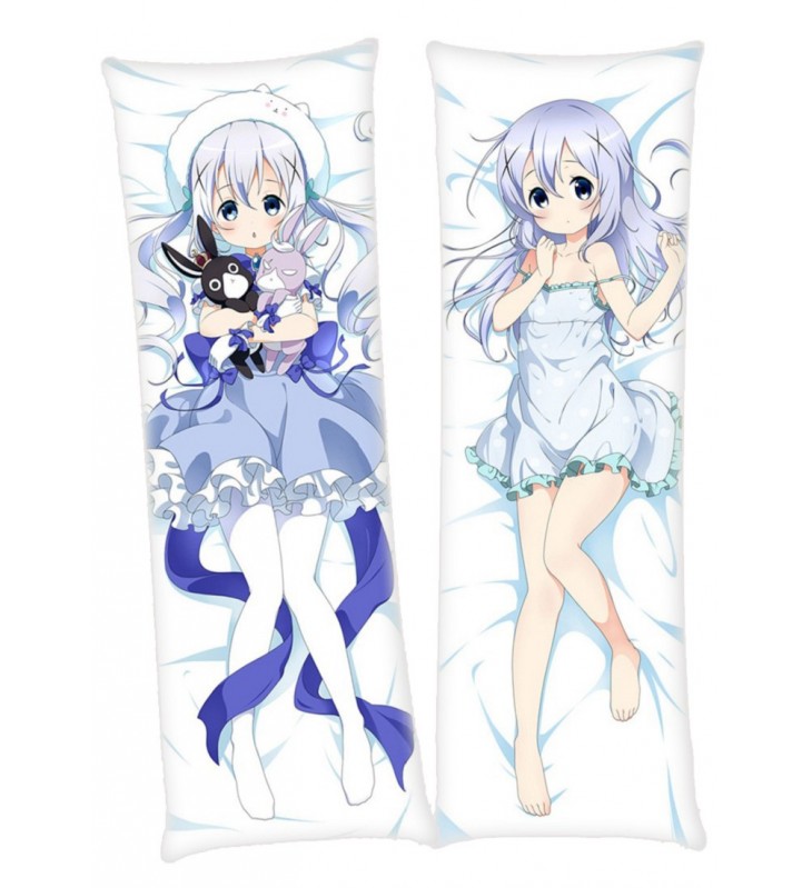 Chino Kafuu Is the Order Rabbit Anime Dakimakura Japanese Hugging Body PillowCases