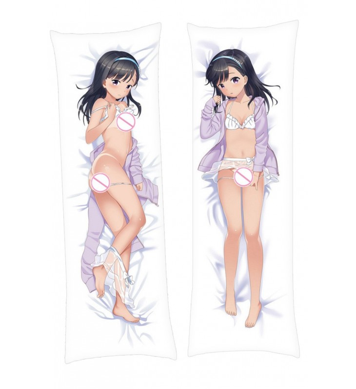 Cute Black Hair Dakimakura Japanese Hugging Body Pillowcase Anime