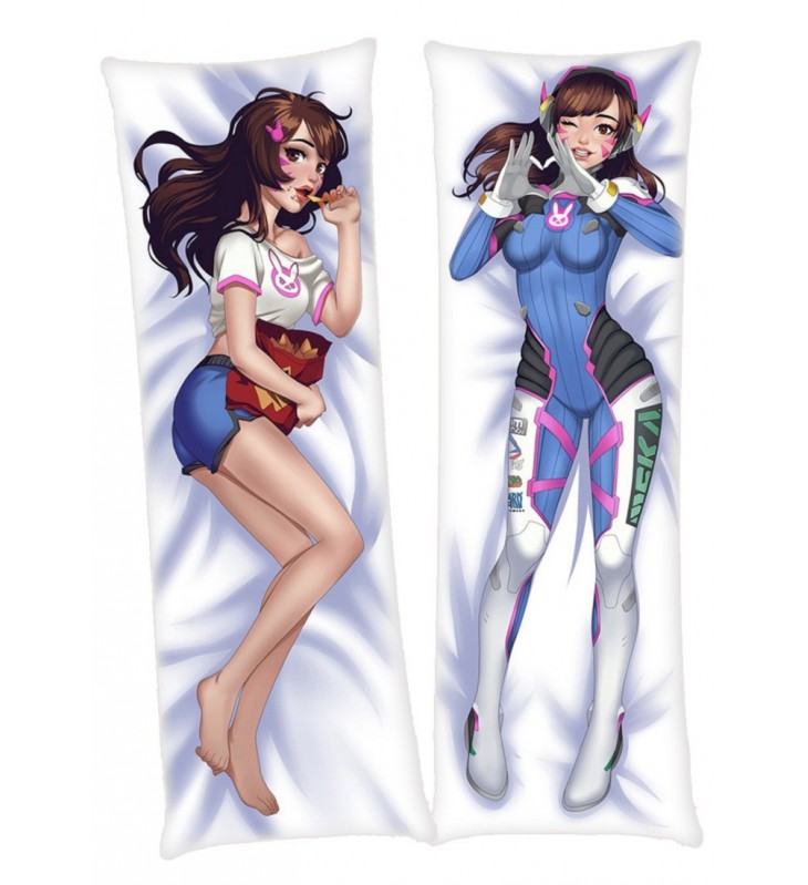 D.VA Overwatch Anime Dakimakura Japanese Hugging Body PillowCases