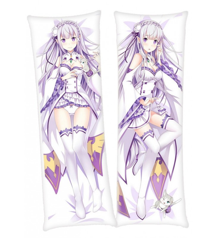 Emilia -Re Zero Anime Dakimakura Japanese Hugging Body PillowCases