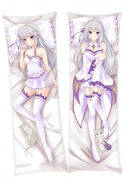 Emilia Re Zero Anime Dakimakura Japanese Hugging Body PillowCases