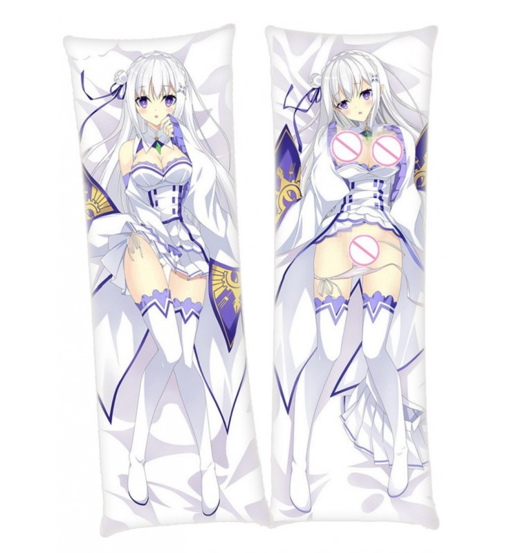 Emilia Re Zero Anime Dakimakura Japanese Hugging Body PillowCases