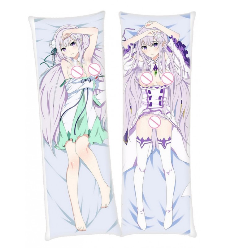 Emilia ReZero Anime Dakimakura Japanese Hugging Body PillowCases