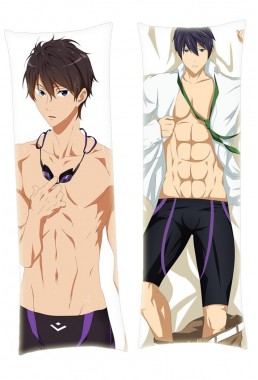 Haruka Nanase Free! Male Dakimakura Japanese Hugging Body Pillowcase Anime