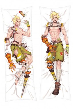 Junkrat Overwatch Male Dakimakura Japanese Hugging Body Pillowcase Anime