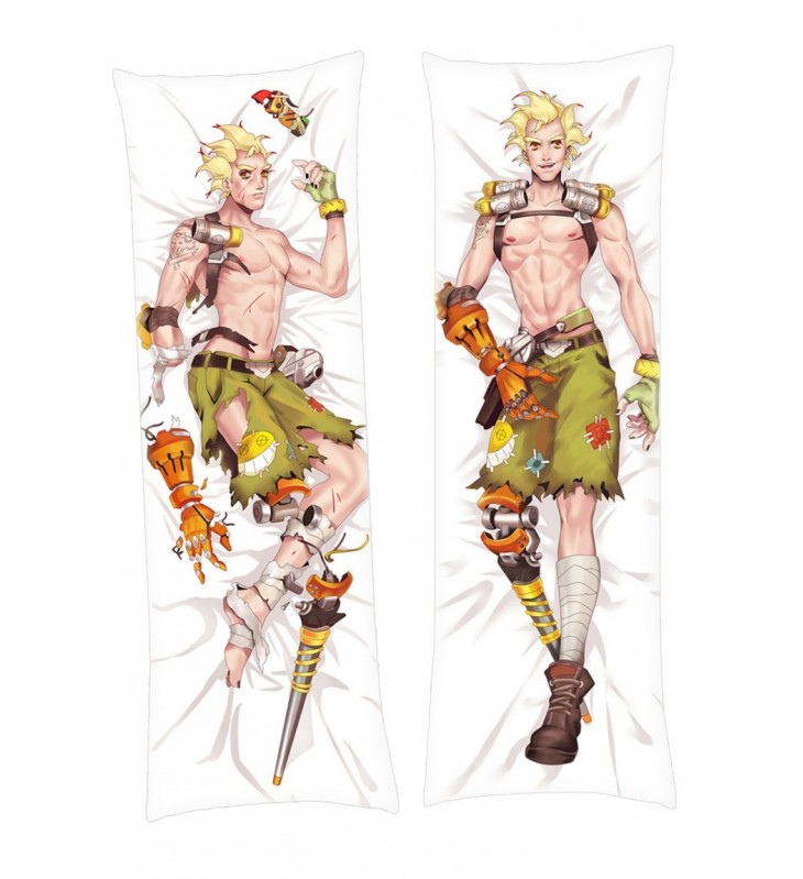 Junkrat Overwatch Male Dakimakura Japanese Hugging Body Pillowcase Anime