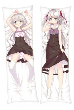 Kawaii White Haired Girl Dakimakura 3d pillow japanese anime pillow case