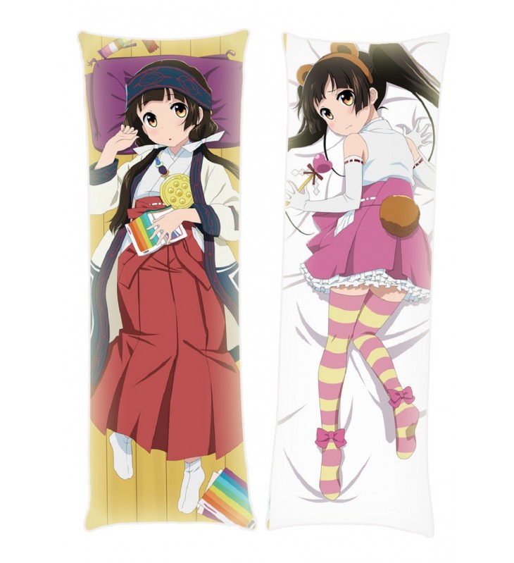 Machi Amayadori Kuma Miko Girl Meets Bear Anime Dakimakura Japanese Hugging Body PillowCases